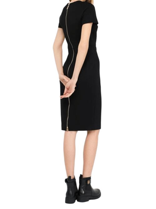 Abito midi a tubino realizzato in punto milano, colore nero LIU JO | CF5342-J185722222